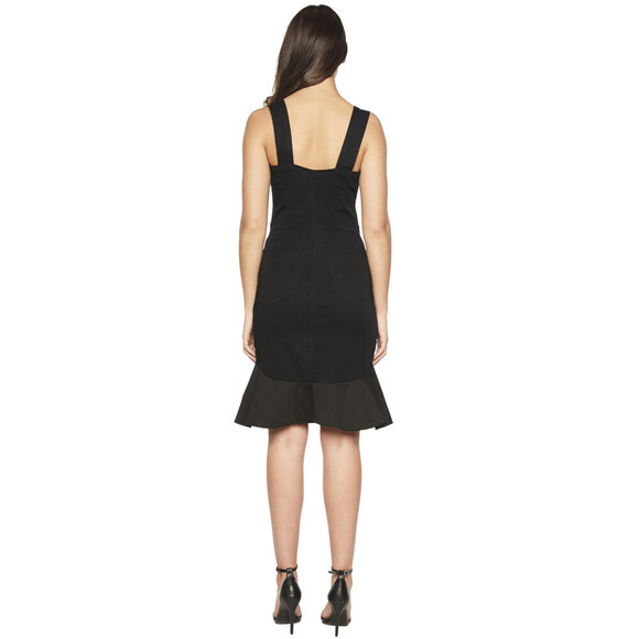 Bardot Women' Gabrielle Sleeveless Zip denim Dress In Black Size S $160 - Picture 5 of 5